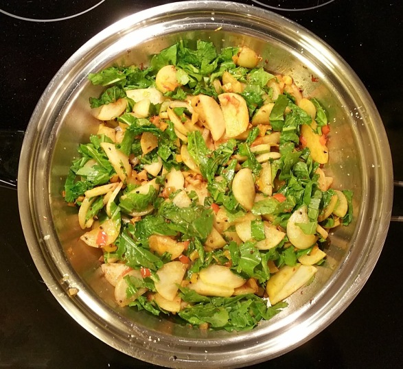 Curried Baby Turnips Cook 6